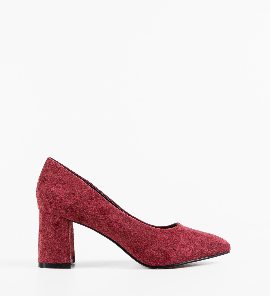 Pantofi Brook Grena - Toc Elegant pentru Ocazii - imagine 5