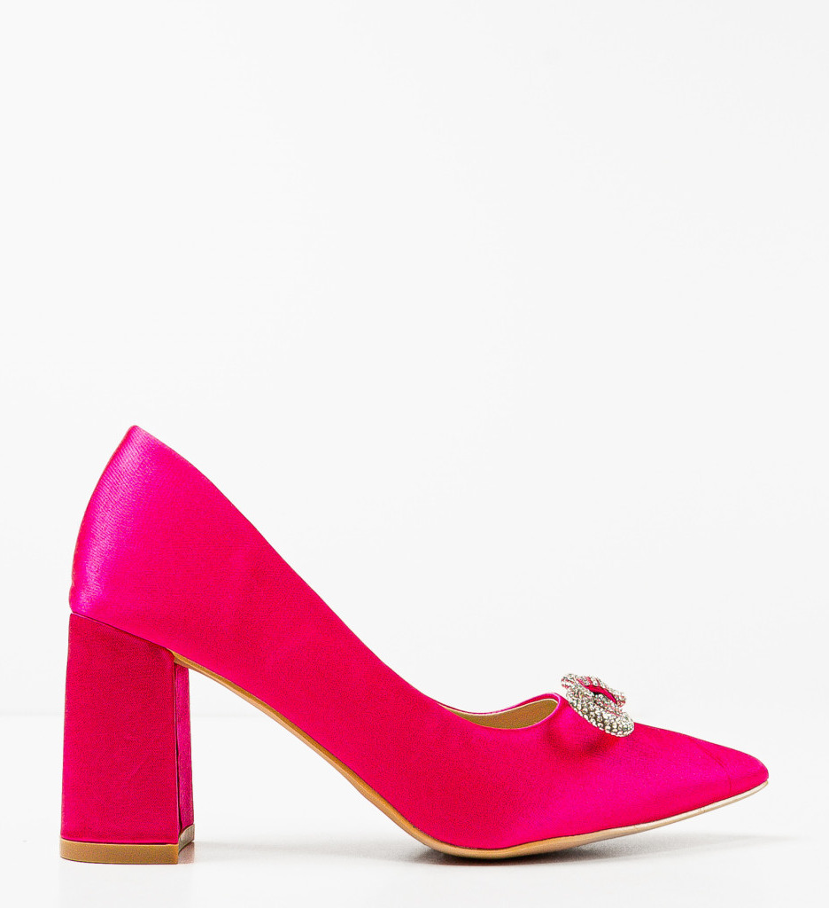 Pantofi Perez Fuchsia cu Toc - Eleganță Asigurată - imagine 4