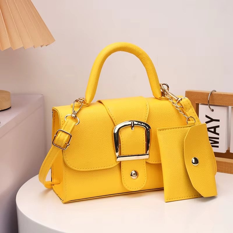Geanta dama Delis Inaya GT3496 Galben - Elegantă