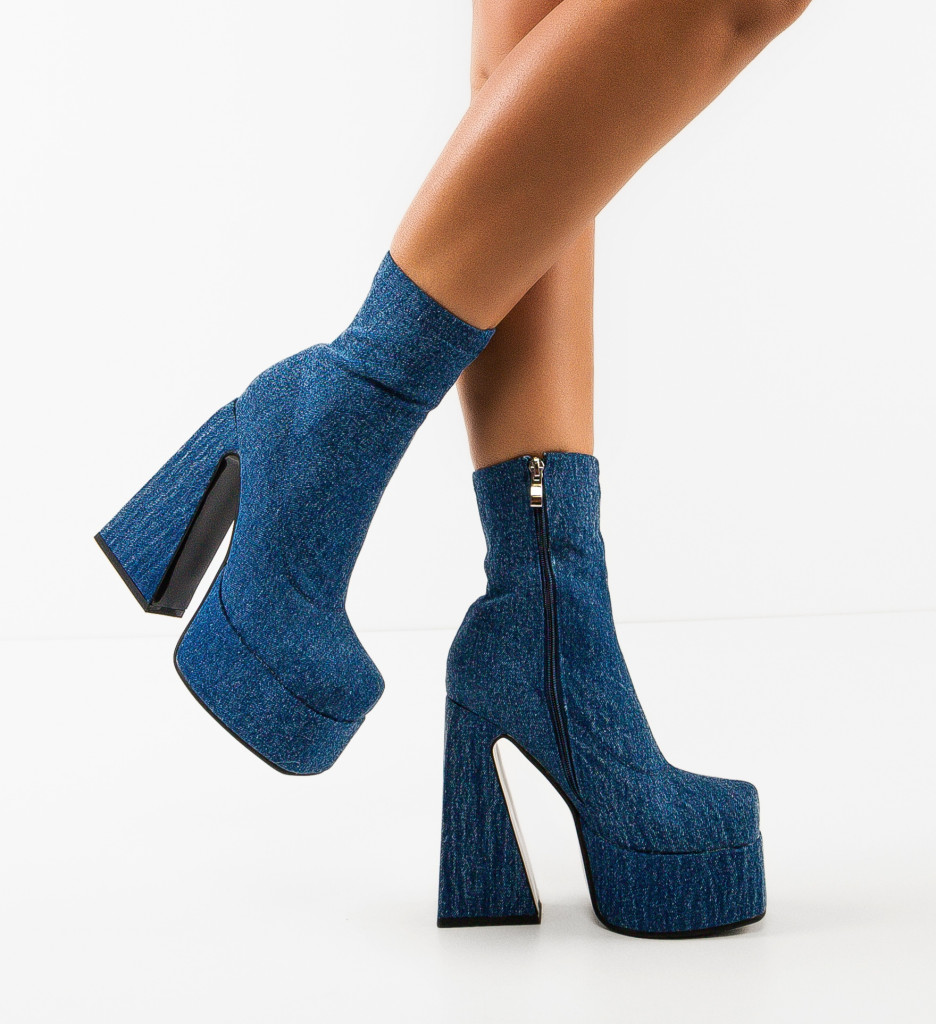 Botine Huron Albastre - Stil și Confort - imagine 11