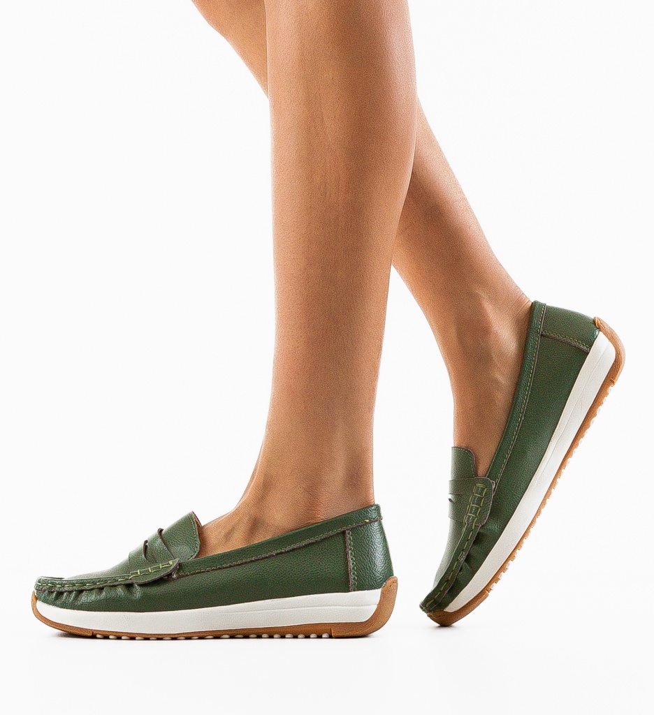 Pantofi Casual Uyteu Verzi - Confort și Stil - imagine 2