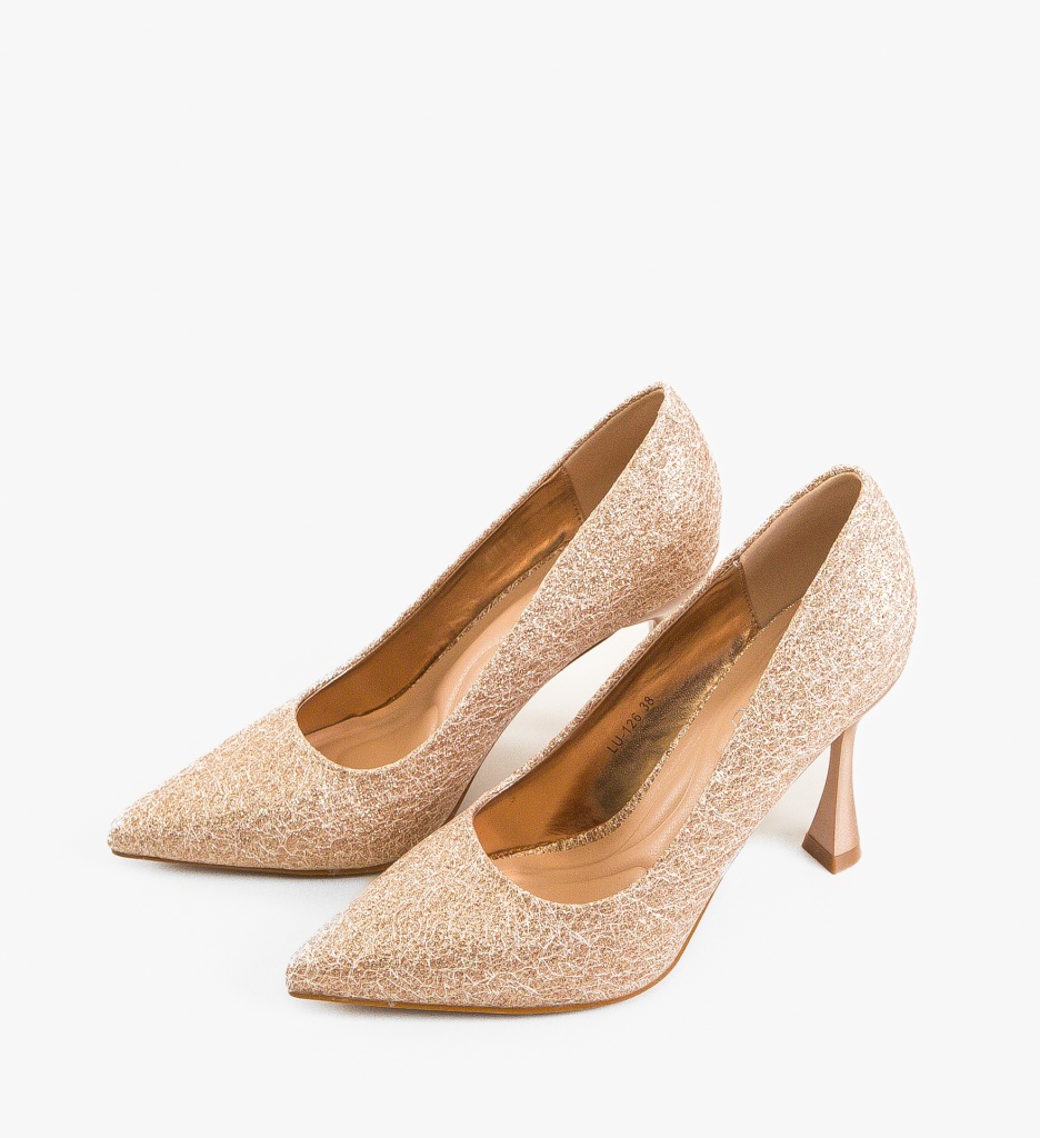 Pantofi Stiletto Dama Bridie Aurii 2 - Eleganță Supremă - imagine 5