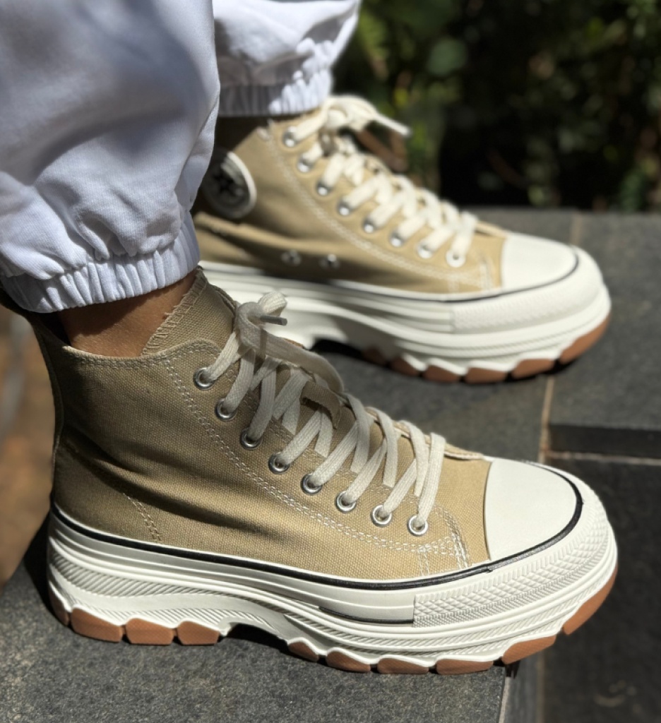 Sneakers Dama Puss Khaki - Confort Sport - imagine 3