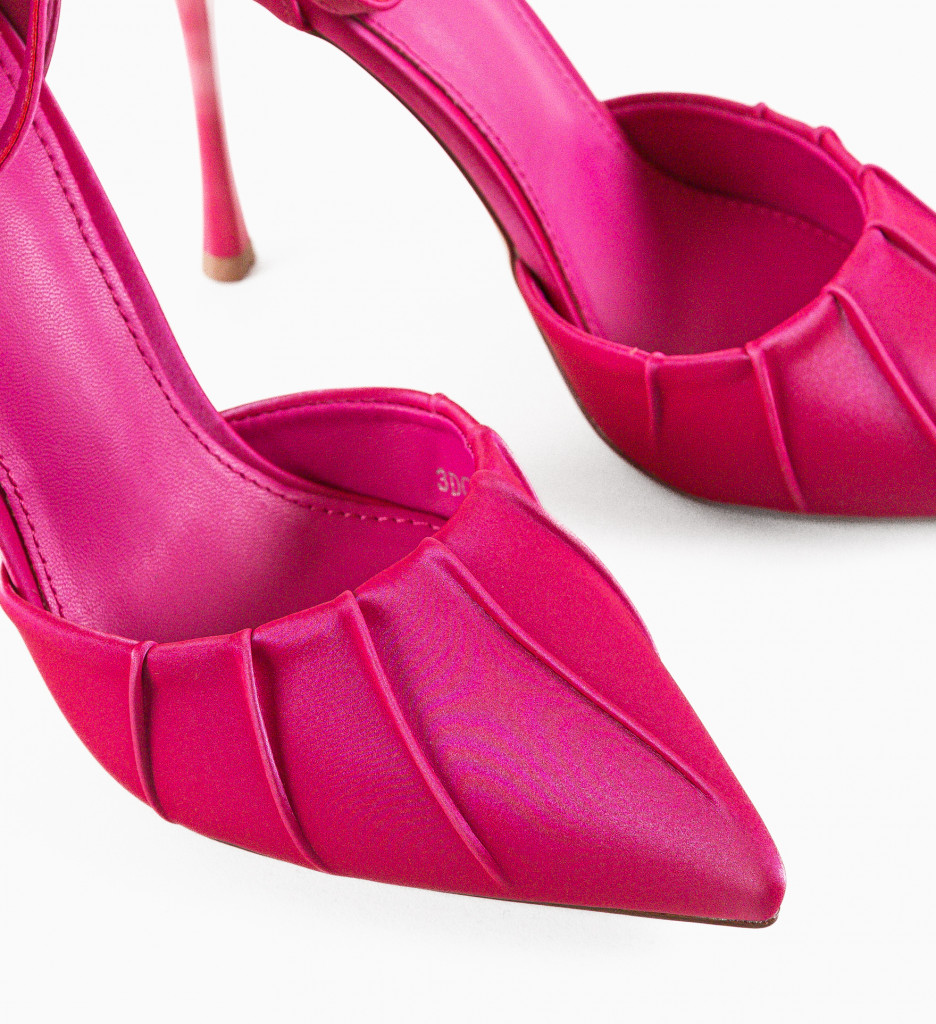 Pantofi Toc Clay Roz | Eleganță și Stil - imagine 8
