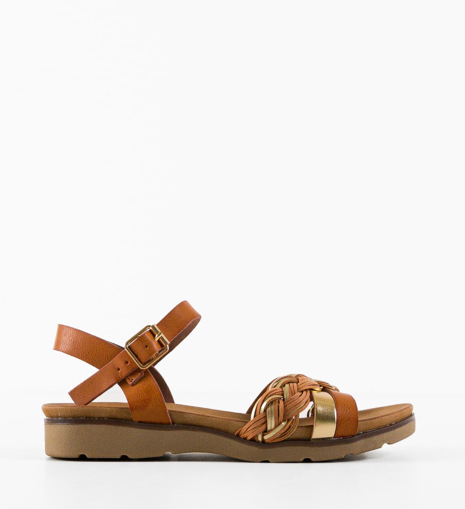 Sandale Dama Min Camel | Eleganță și Stil - imagine 9