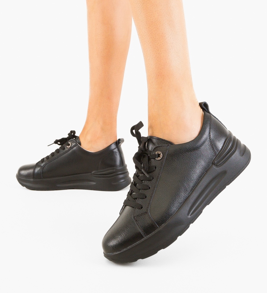 Sneakers Dama Rally Negri | Confort & Stil Urban - imagine 3