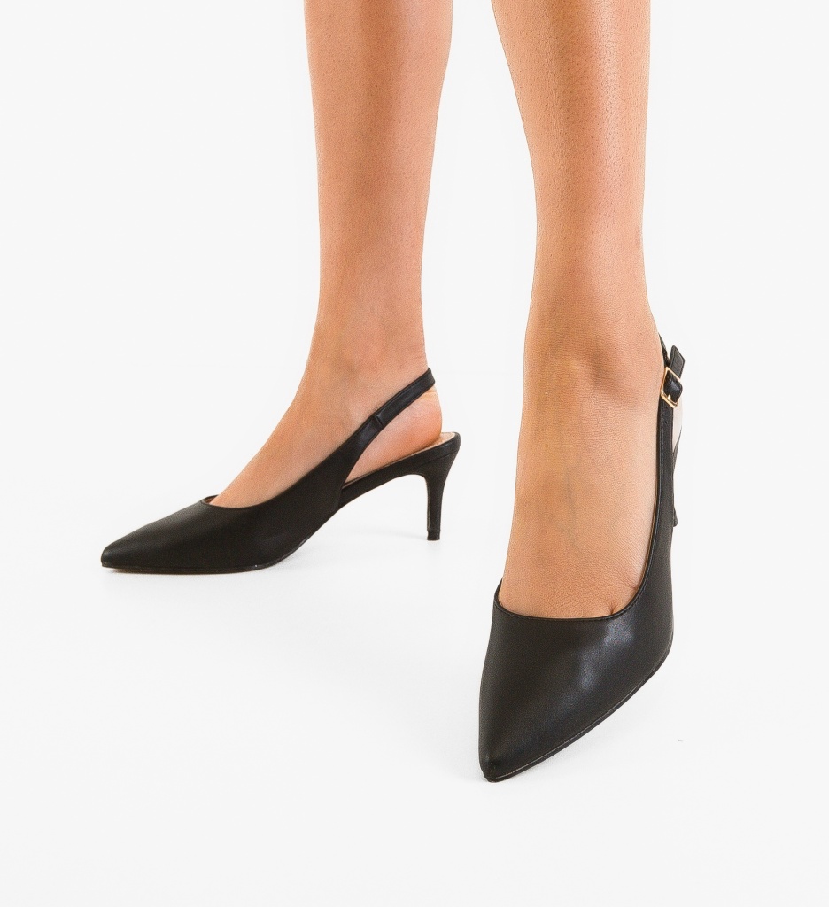Pantofi Adele Negri | Eleganță și Stil - imagine 3
