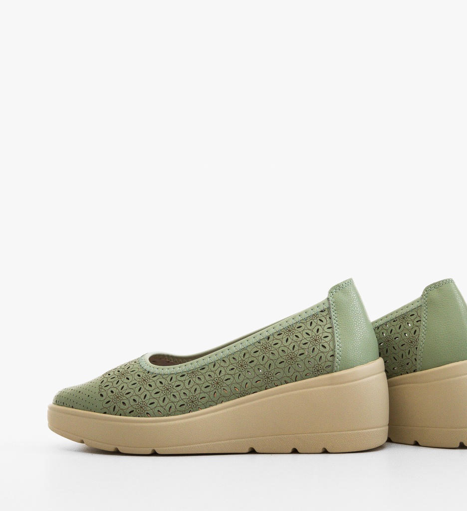 Platforme Dama Verzi Kamiz | Look Modern Casual - imagine 4
