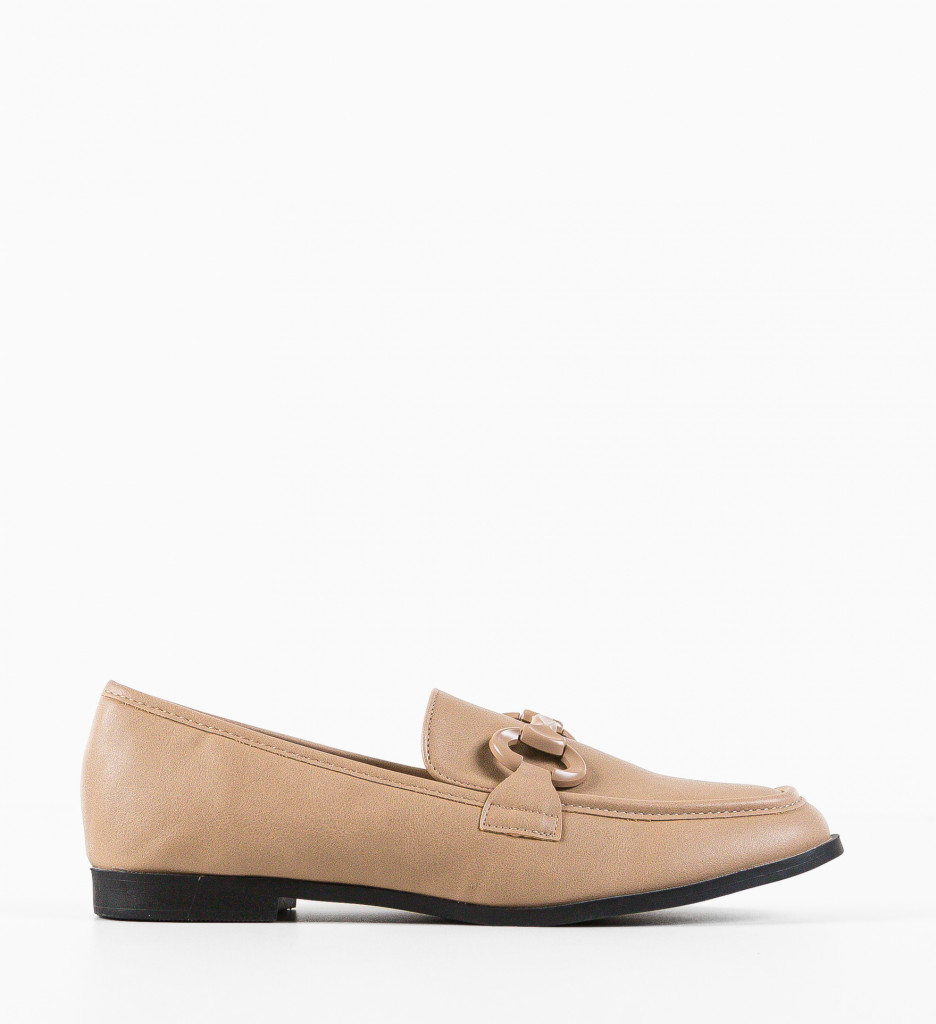 Pantofi Casual Dama Dianil Bej - Confort Stilat - imagine 2