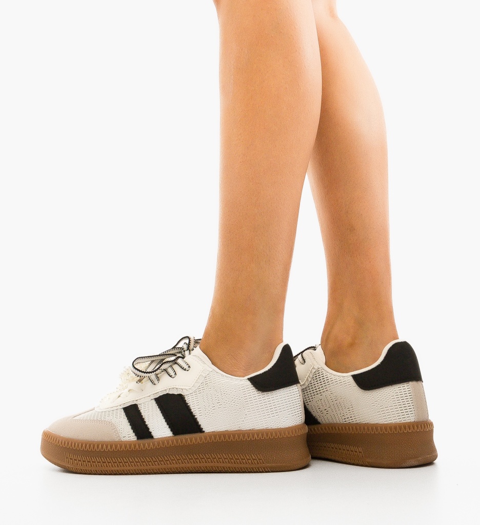 Pantofi Sport Dama Esha Albi | Confort - imagine 3