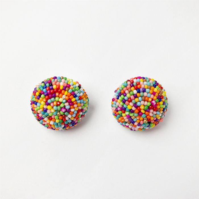 Cercei Papadie Multicolori Shopika - Design Unic