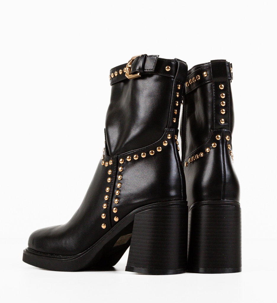 Botine Dama Jade Negre - Eleganță și Stil - imagine 7
