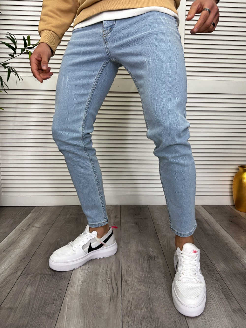Blugi Bărbați Conici Elastici 3821 H3-5