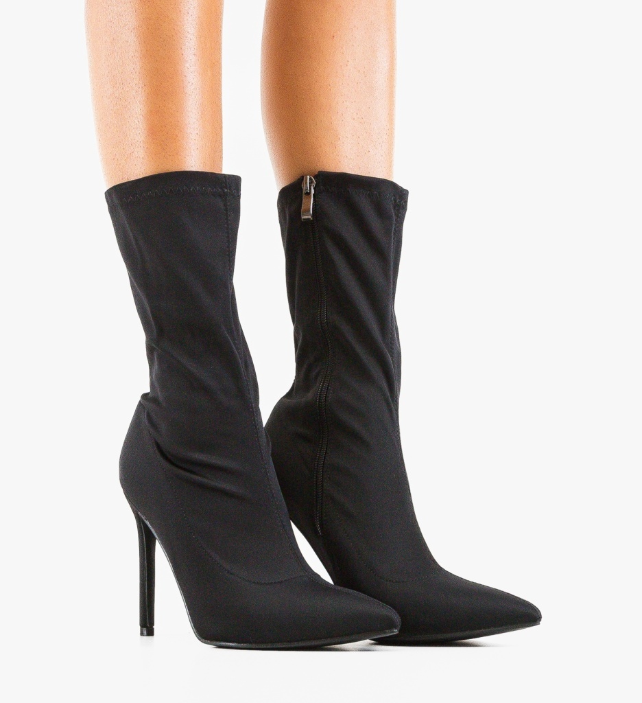 Botine Dama Jacza Negre - Eleganță și Confort - imagine 3