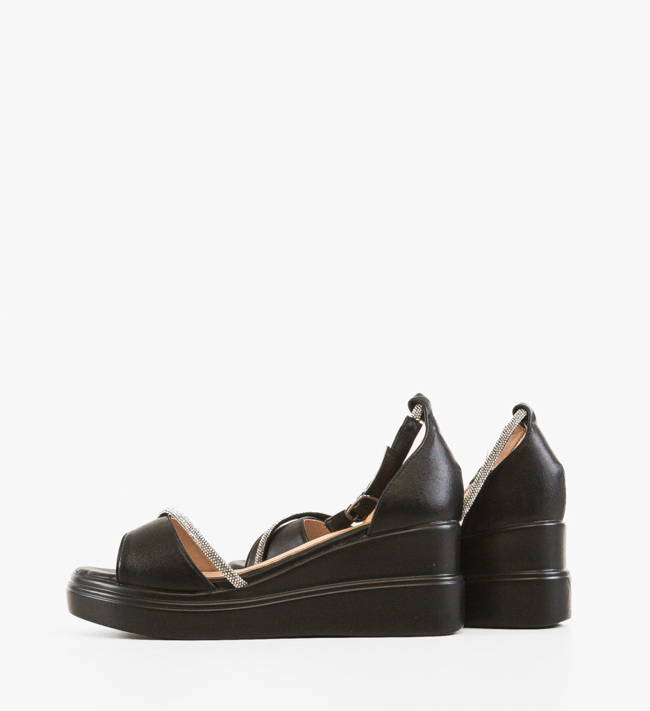 Platforme Dama Juha Negre 2 | Stil si Confort - imagine 4
