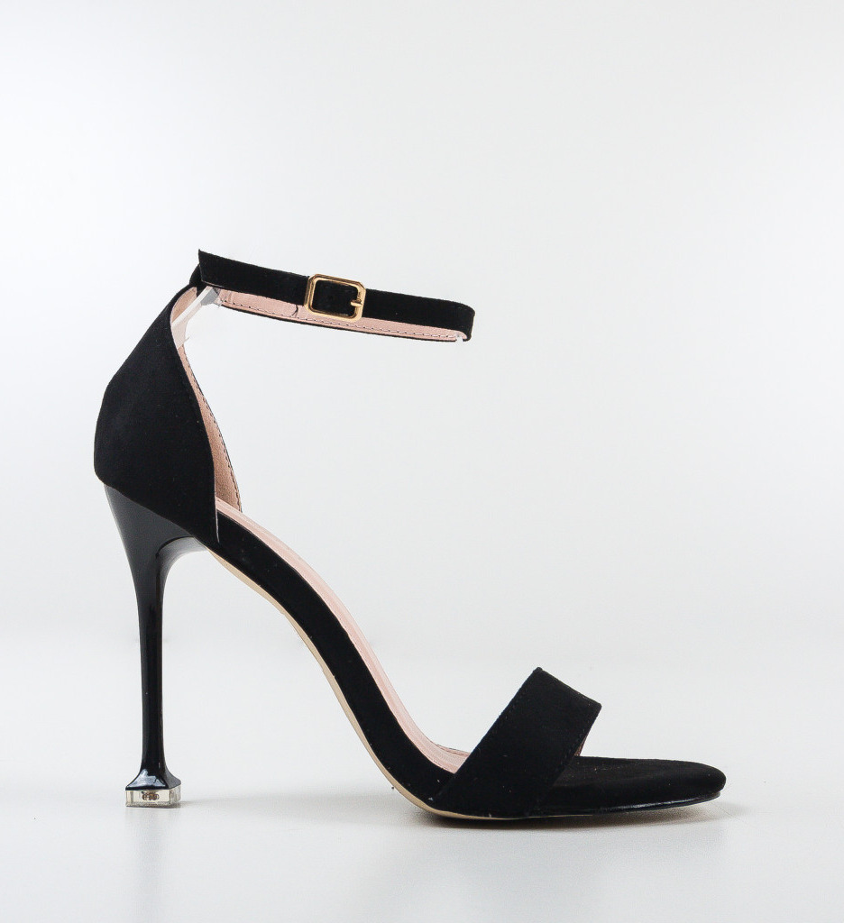 Sandale cu Toc Brock Negre | Eleganță Asigurată - imagine 5