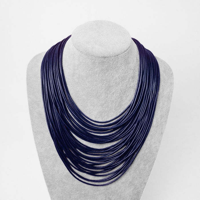 Colier Bleumarin Multistrand Shopika - Eleganță Asigurată