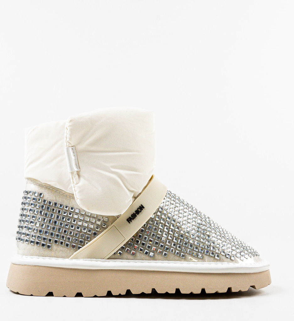 Cizme tip UGG Bej - Confort și Stil | Cinci - imagine 4