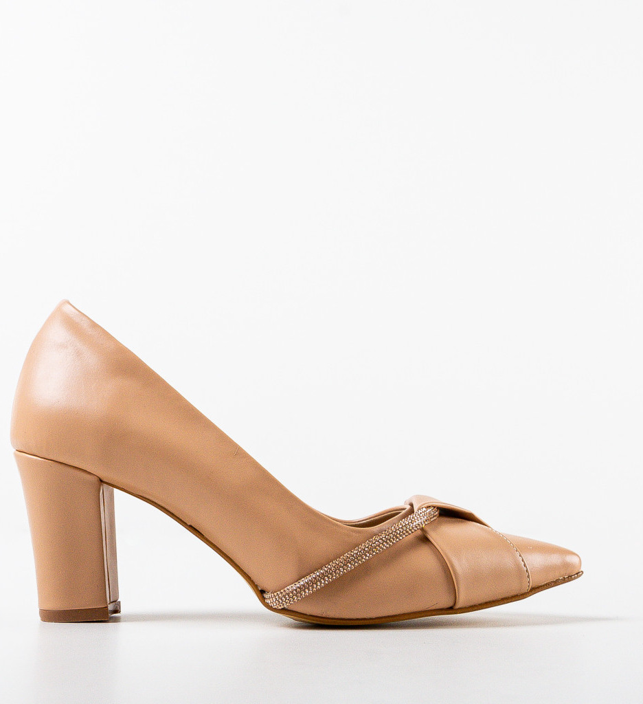 Pantofi Urama Nude - Eleganță și Confort - imagine 5