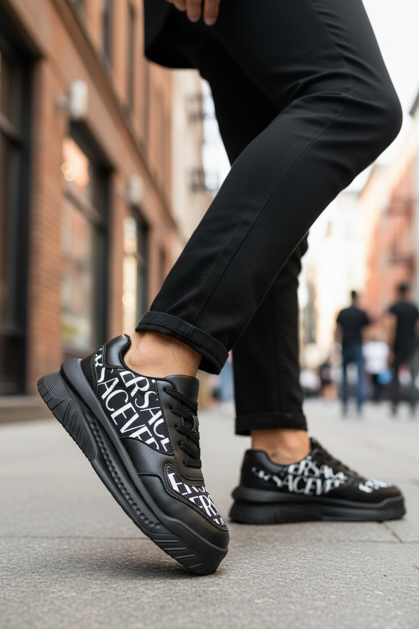 Adidași Casual Barbati Negri L76