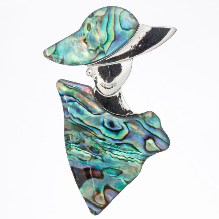 Brosa Paua Shell Shopika | Pandant Elegant Unic