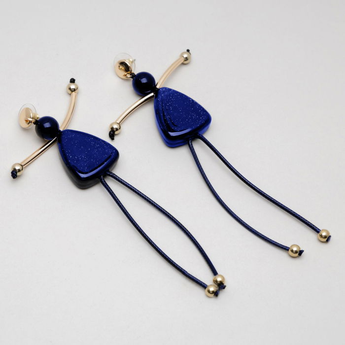 Cercei Păpușică Unici din Snur | Shopika