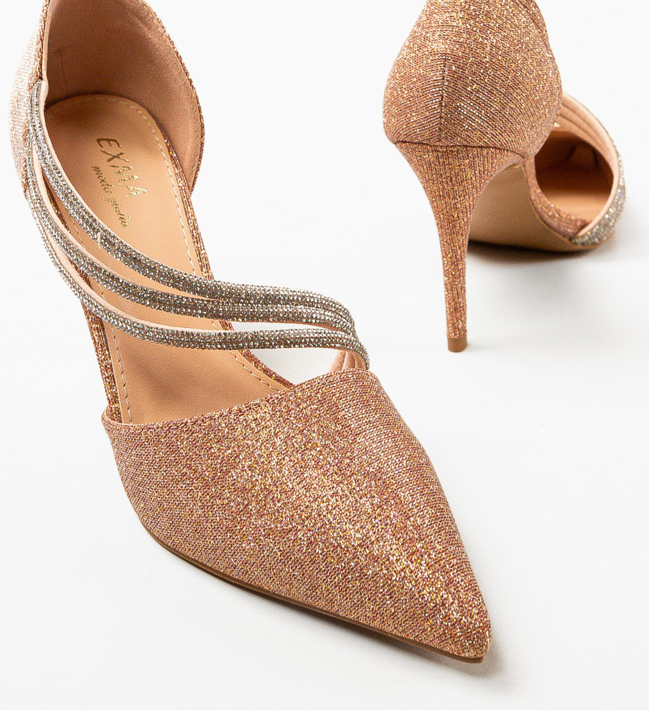 Pantofi Lazaros Aurii | Eleganță și Stil - imagine 7