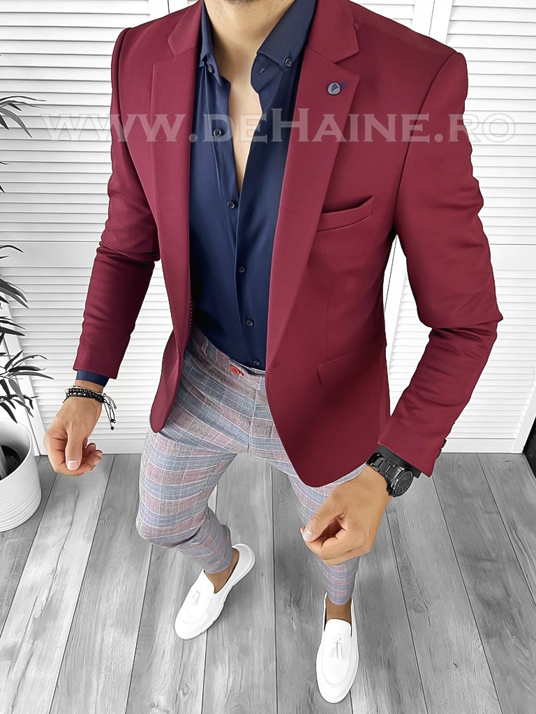 Ținută Bărbați Smart Casual 3 Piese Slim Fit