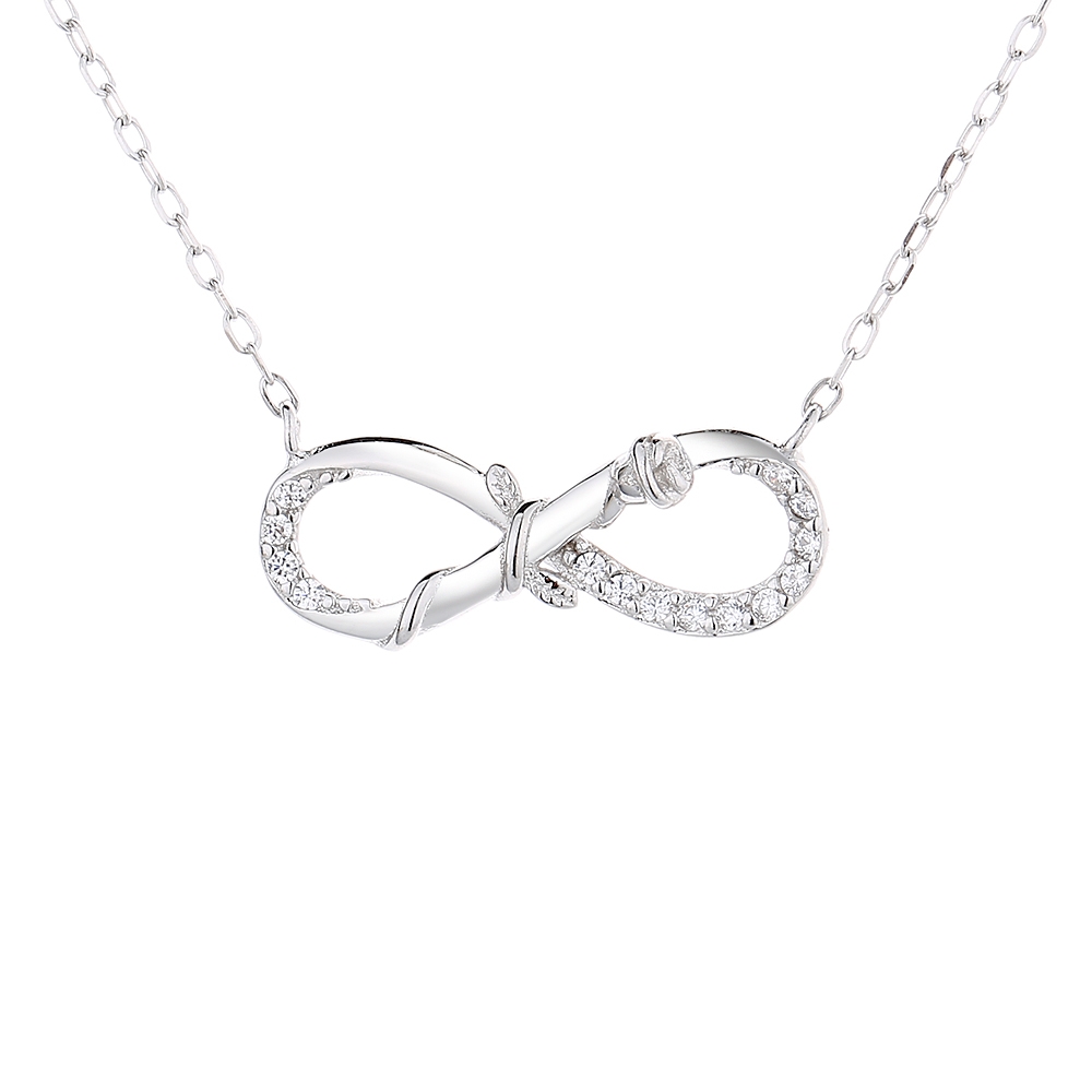 Lantisor argint 925 JW1247 infinit cu zirconiu, Haifeng