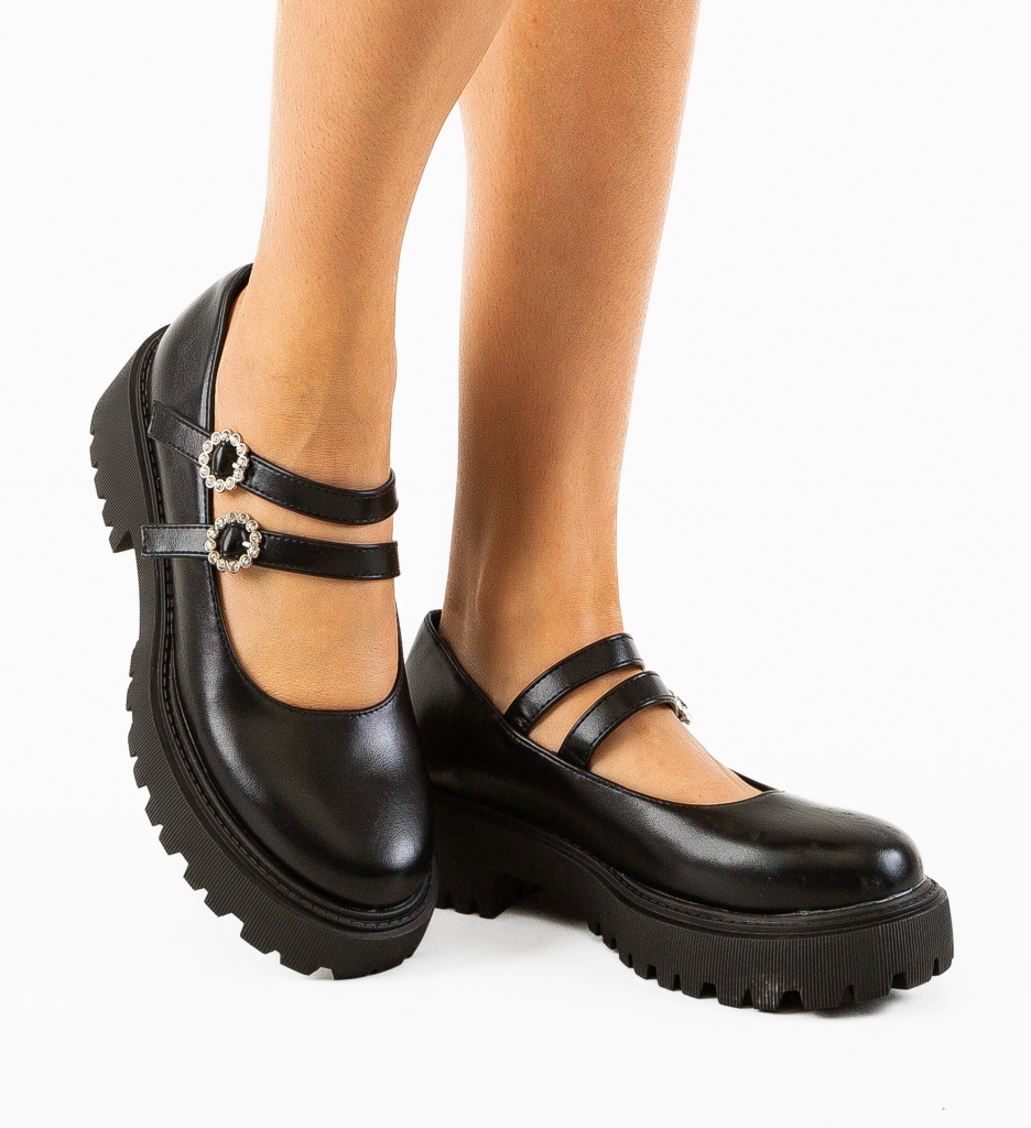 Pantofi Casual Snokers Negri 3 - Confort și Stil
