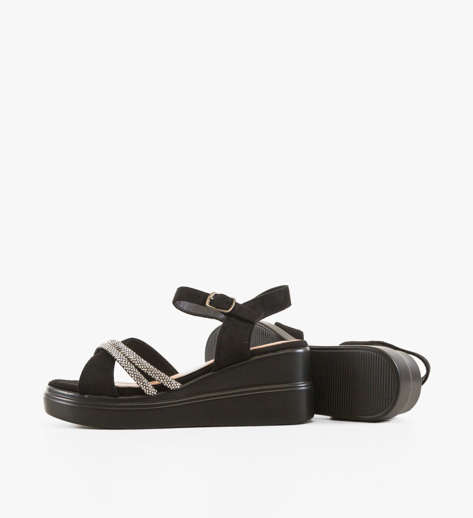 Platforme Dama Mykfa Negre - Stil si Confort - imagine 4