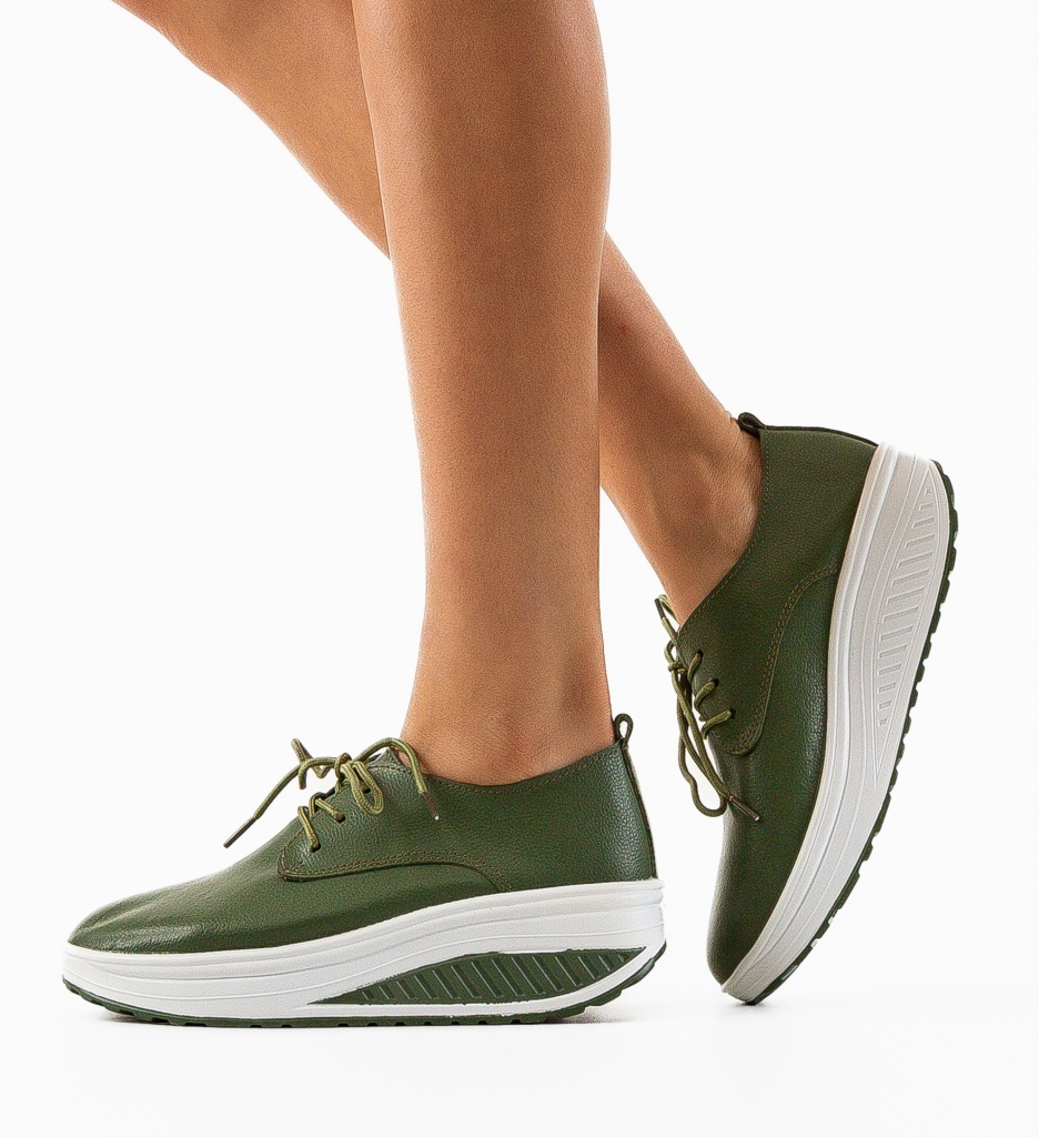 Pantofi Casual Kleak Verzi | Confort & Stil Urban - imagine 2