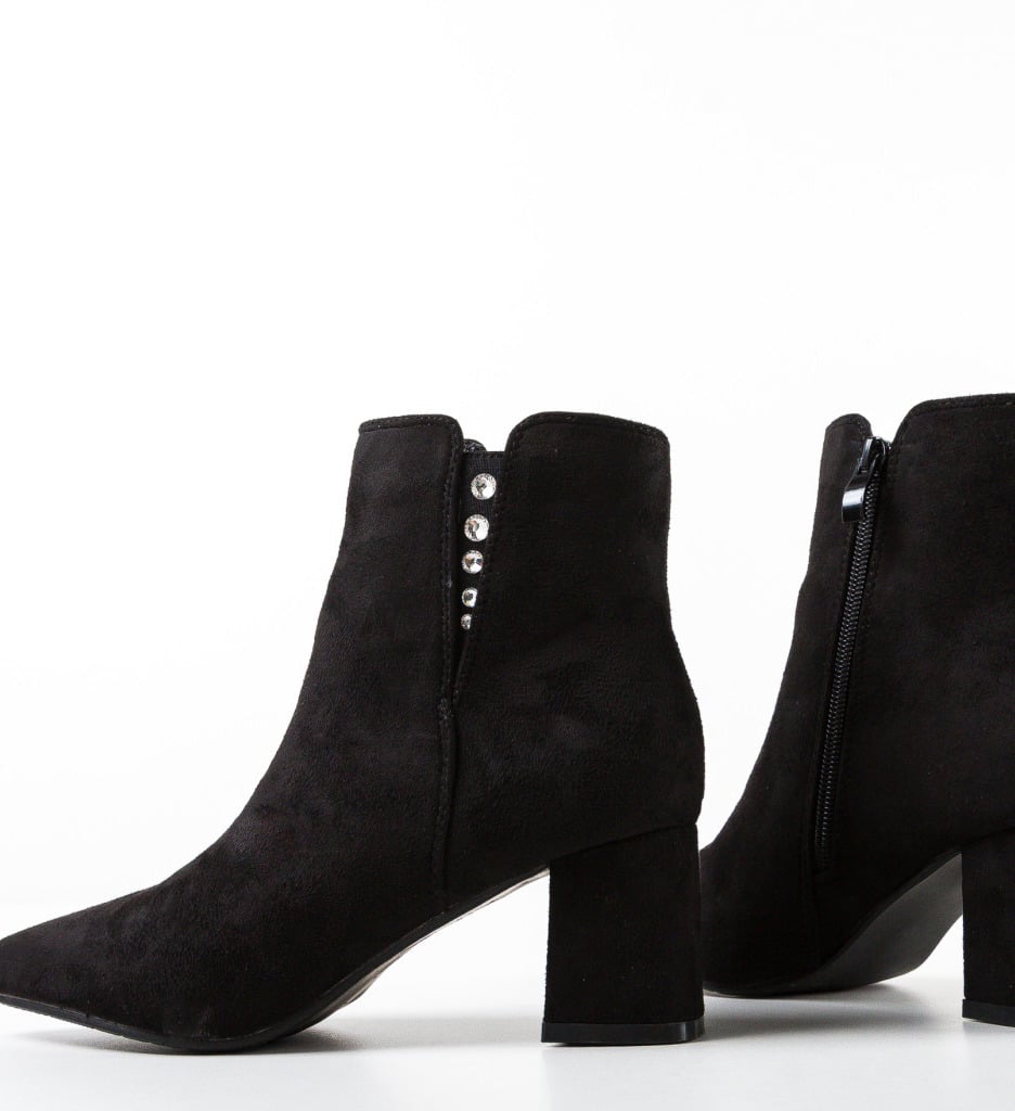 Botine Dama Rezaq Negre | Eleganță și Stil - imagine 10