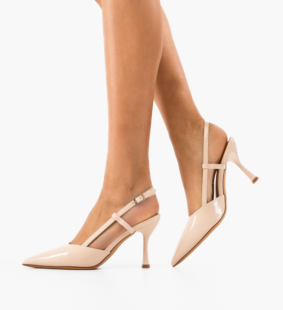 Pantofi dama Ohca Nude - Eleganță și Stil - imagine 3
