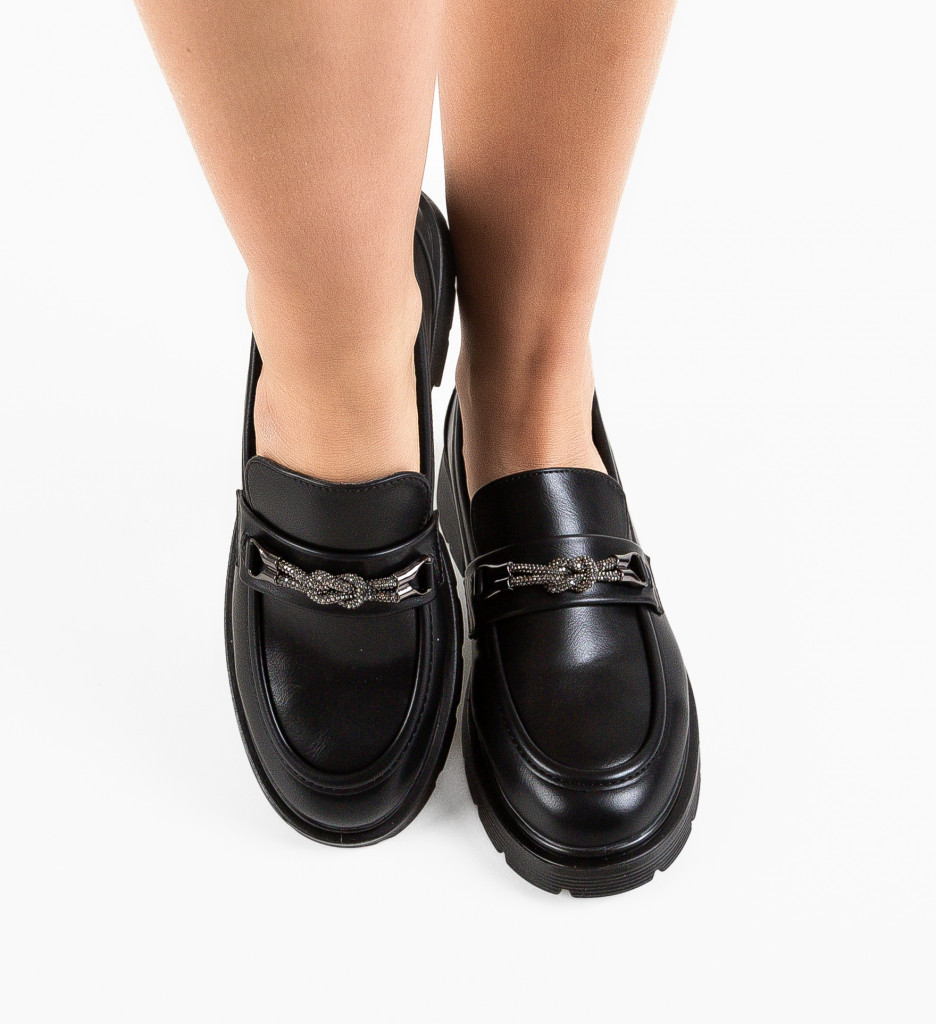 Pantofi Casual Rishi Negri - Confort și Stil Zilnic - imagine 3