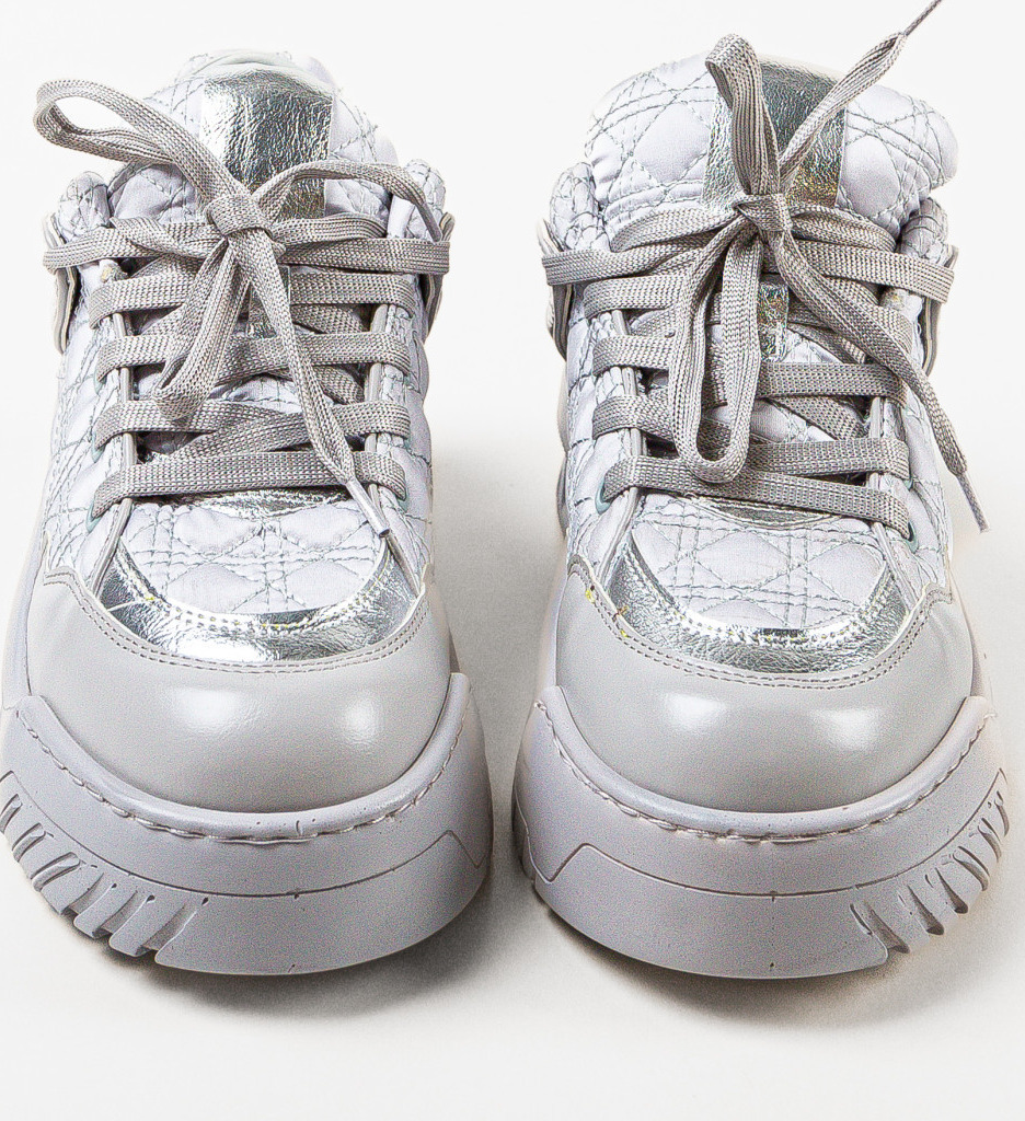 Sneakers Dama Gaston Gri - Confort Urban - imagine 7