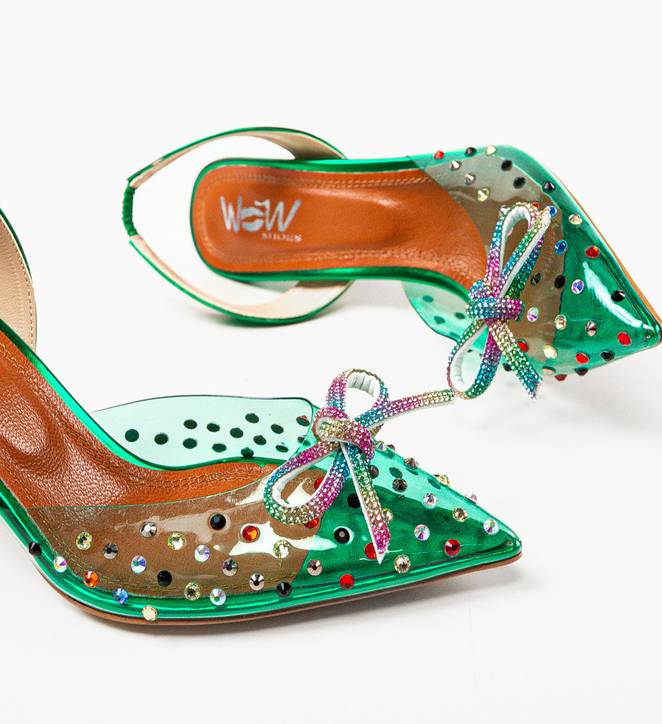 Pantofi Karambol Verzi | Eleganță și Stil Unic - imagine 8