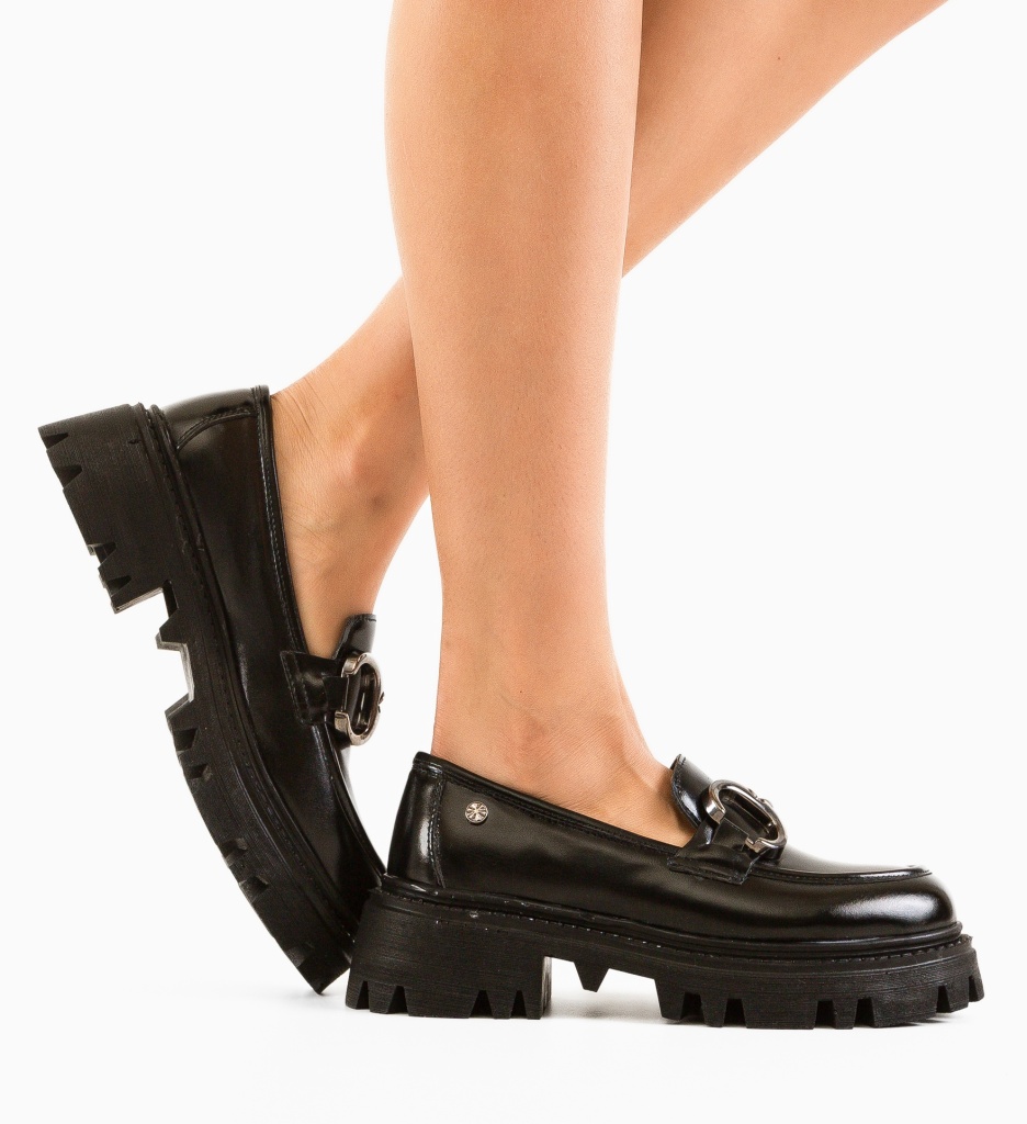 Pantofi Casual Krand Negri - Confort și Stil - imagine 2