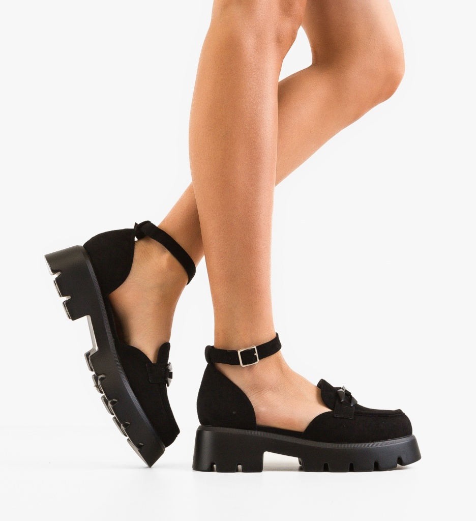 Pantofi Casual Dama Karmel Negri 2 - Confort