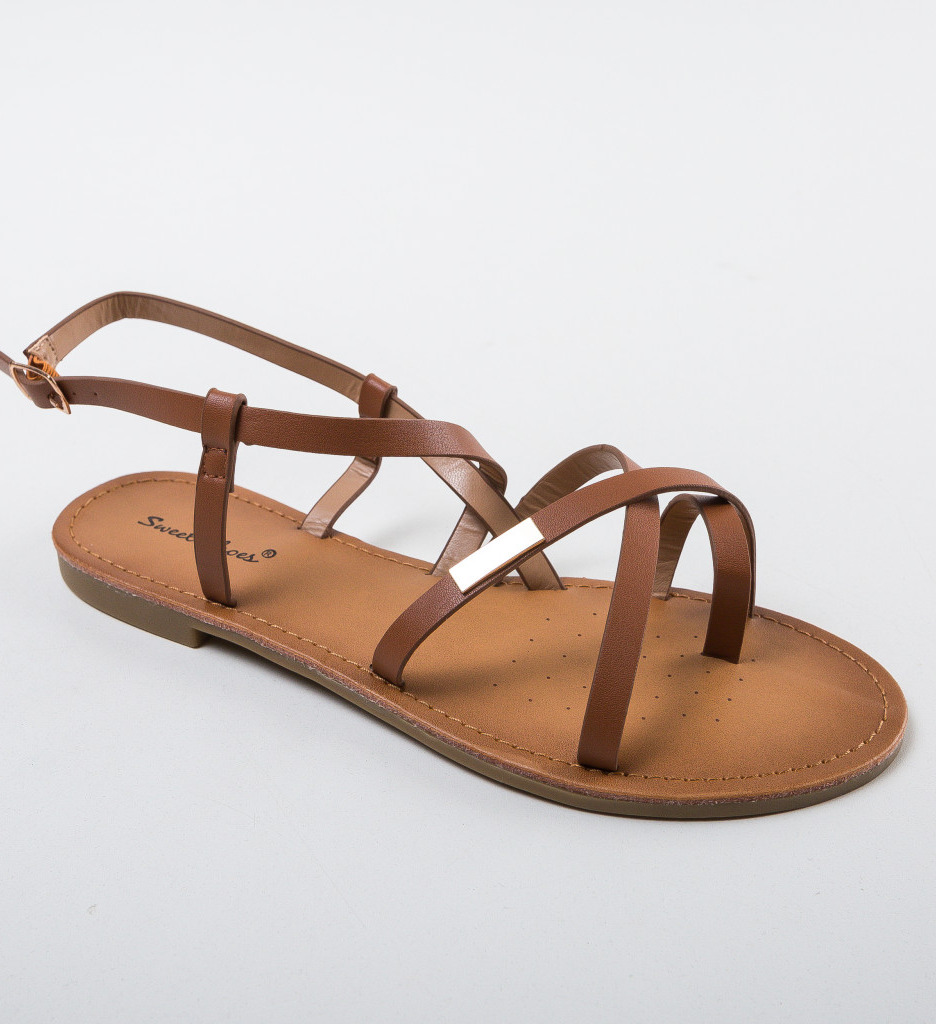 Sandale Akare Camel - Eleganță și Confort - imagine 4