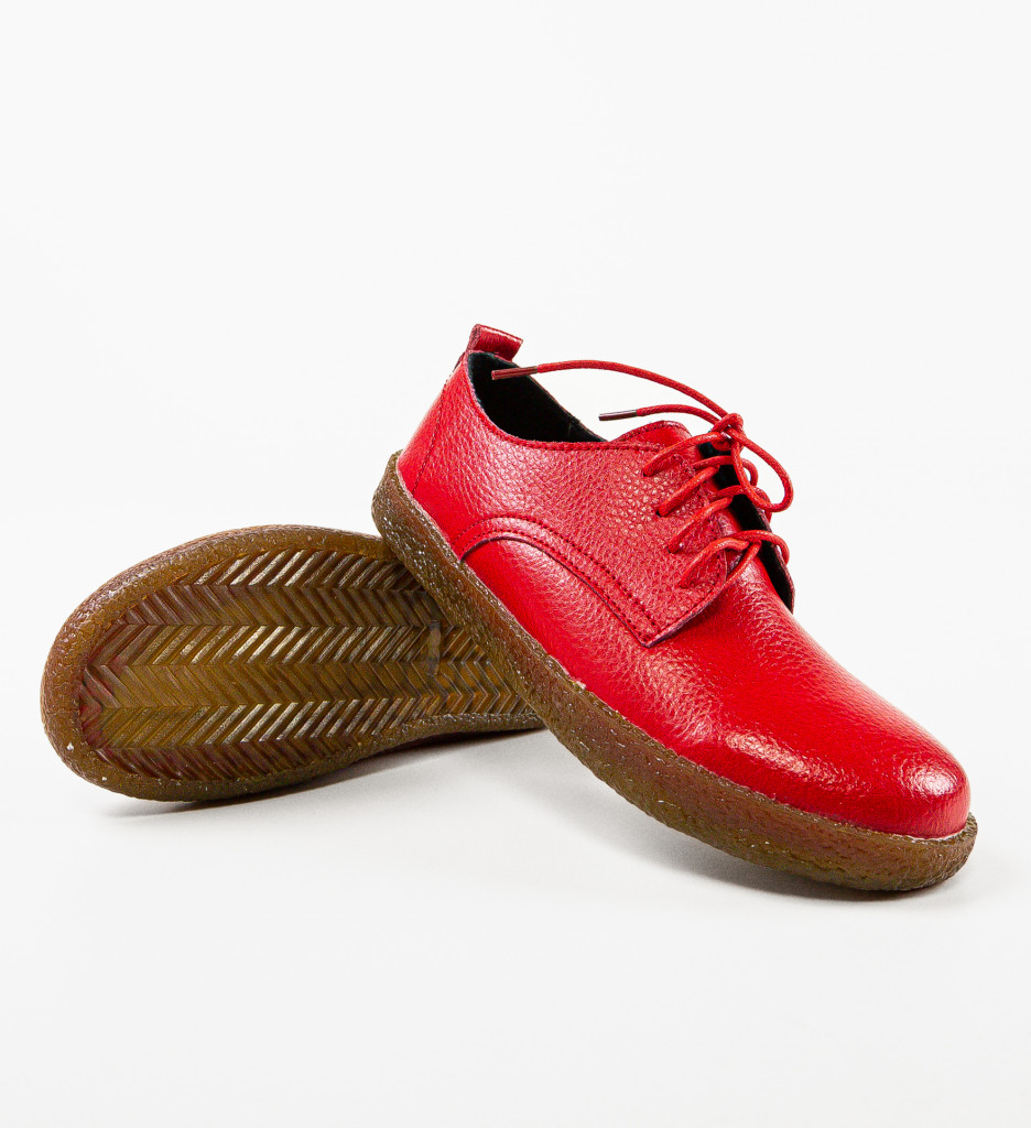 Pantofi Casual Dama Rosii Lactose | Confort și Stil - imagine 5