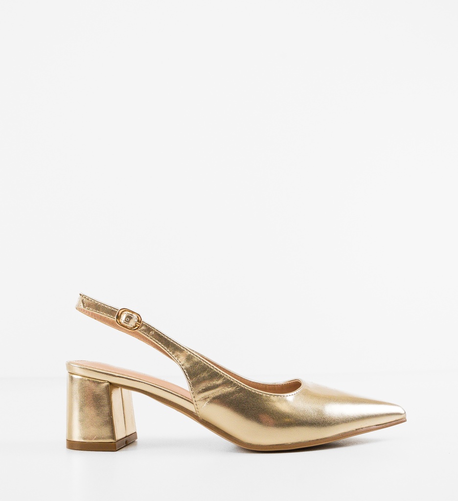 Pantofi Dama Ellery Aurii - Eleganță și Stil - imagine 6