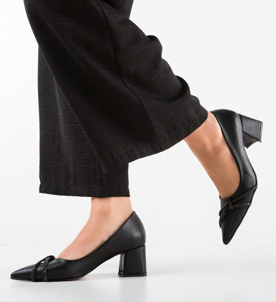 Pantofi Mogoi Negri Eleganți - Stil și Confort - imagine 3