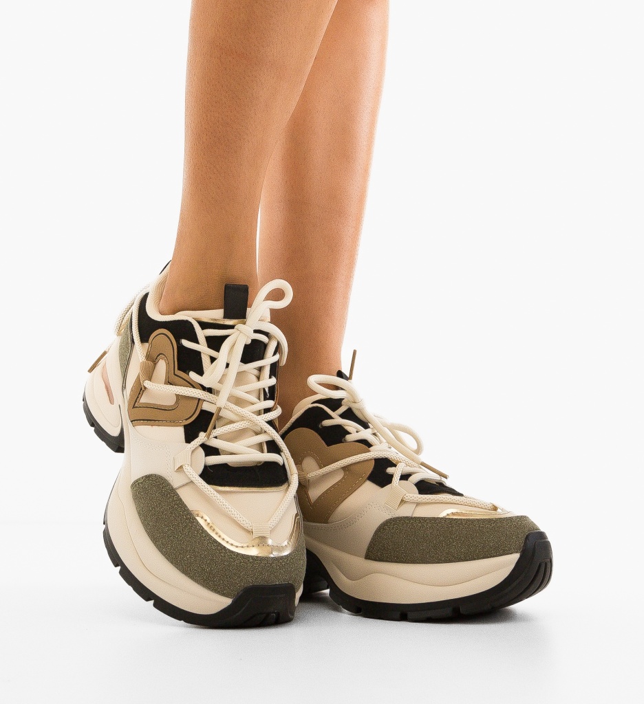 Sneakers Dama Arjun Verzi - Confort și Stil