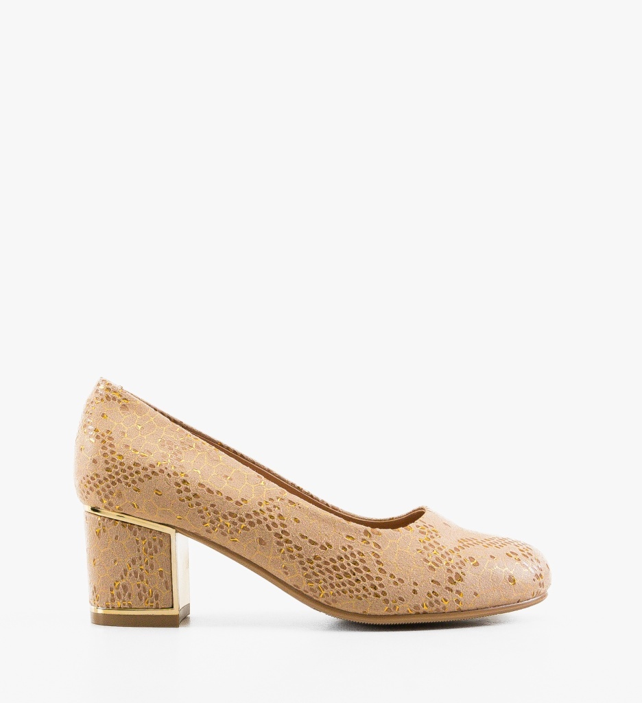Pantofi Dama Teord Bej Eleganți - imagine 6