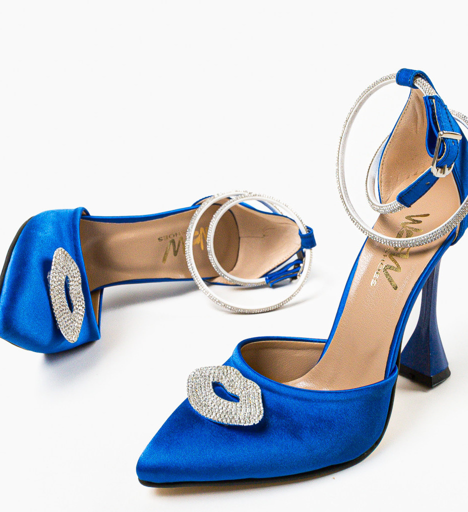 Pantofi dama Kiss Albastri | Eleganță și Stil