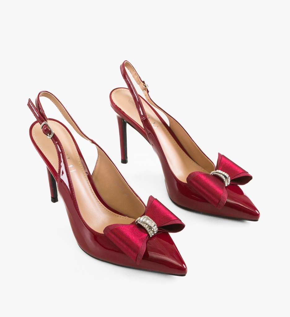 Pantofi Gift Grena Depurtat | Stil și Eleganță - imagine 2