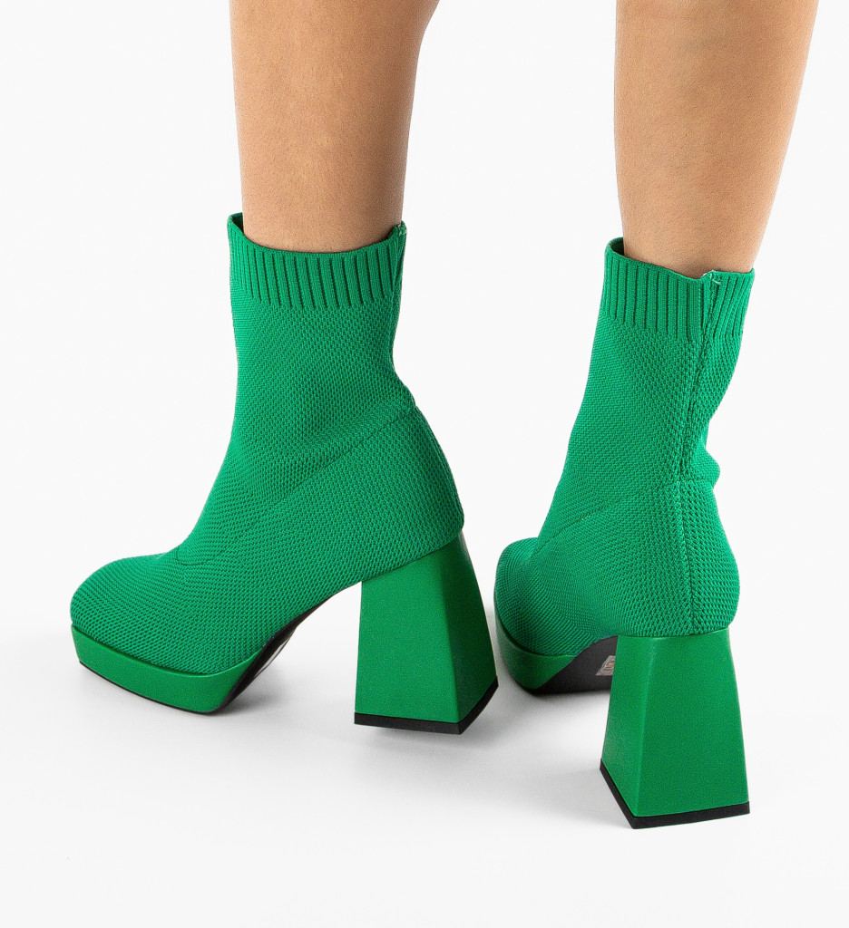 Botine Julie Verzi - Stil și Confort Unic - imagine 4