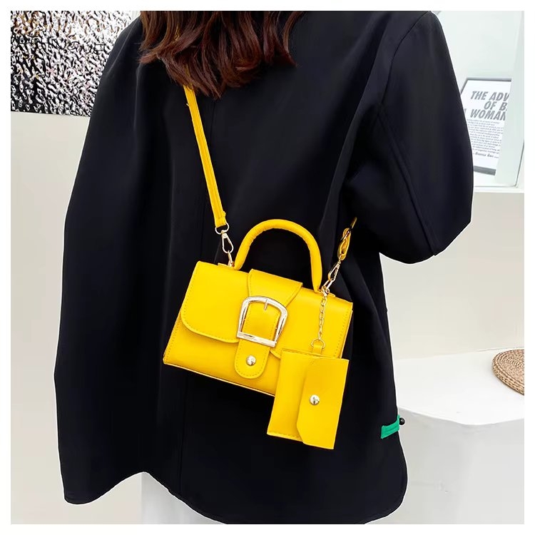 Geanta dama Delis Inaya GT3496 Galben - Elegantă - imagine 3