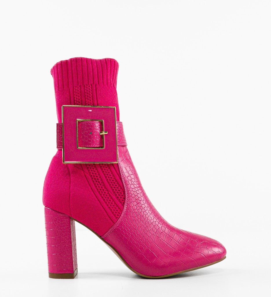 Botine Dama Lyla Fuchsia - Stil și Eleganță - imagine 6